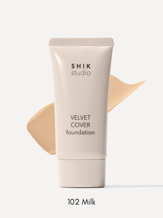 Тональный крем Shik Velvet cover foundatin, для лица, увлажняющий, вельветовый, 30 мл - 