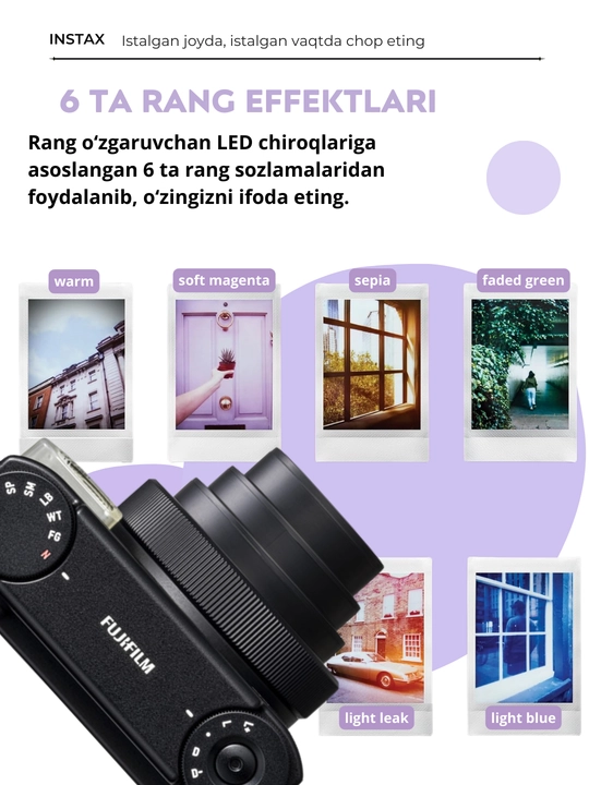 Fujifilm Instax Mini 99 tezkor foto kamerasi