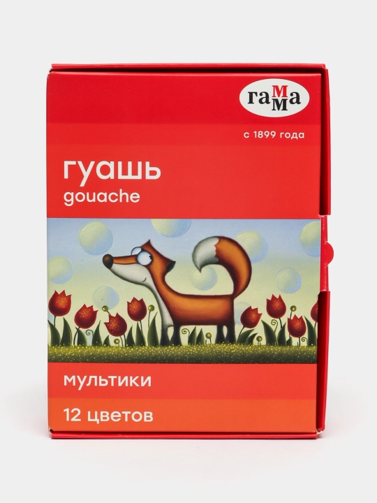 Gamma "Multiki" guashi, 12 ta gul, 20 ml, karton