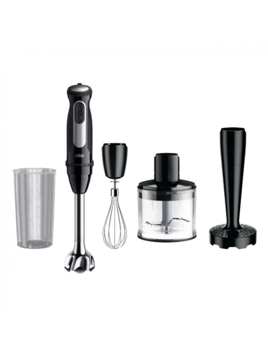 Braun MultiQuick 5 Pro MQ55307MBK blender — botiriladigan, maydalagich, tel uruvchi, kosa