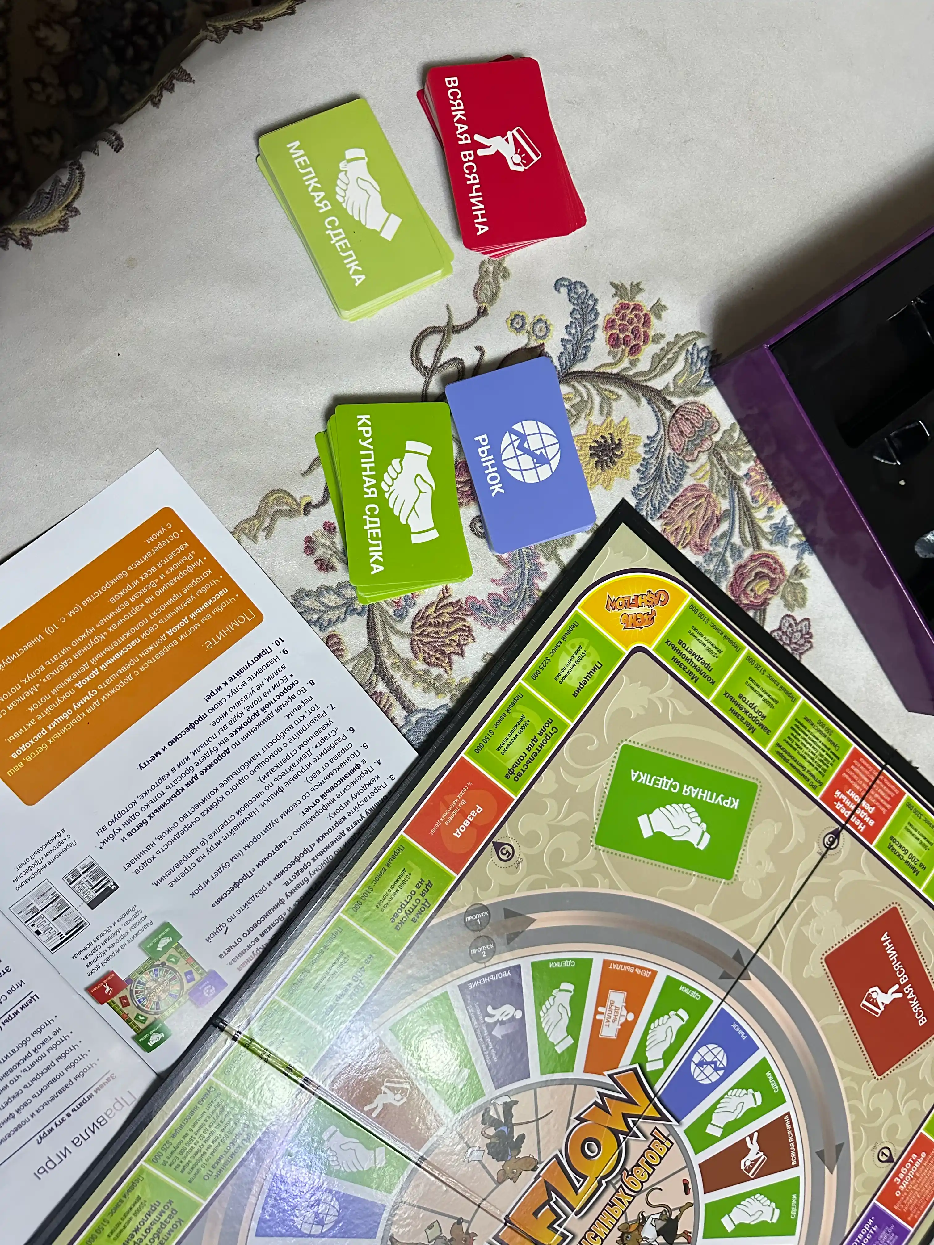 Настольная игра Cashflow, денежный поток, вырвись из крысиных бегов