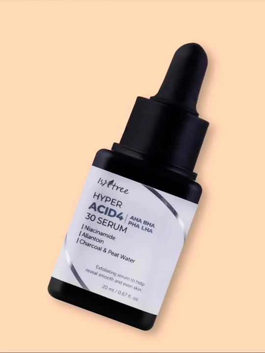 Сыворотка-пилинг для лица IsNtree Hyper Acid4 AHA BHA PHA LHA 30 Serum - 