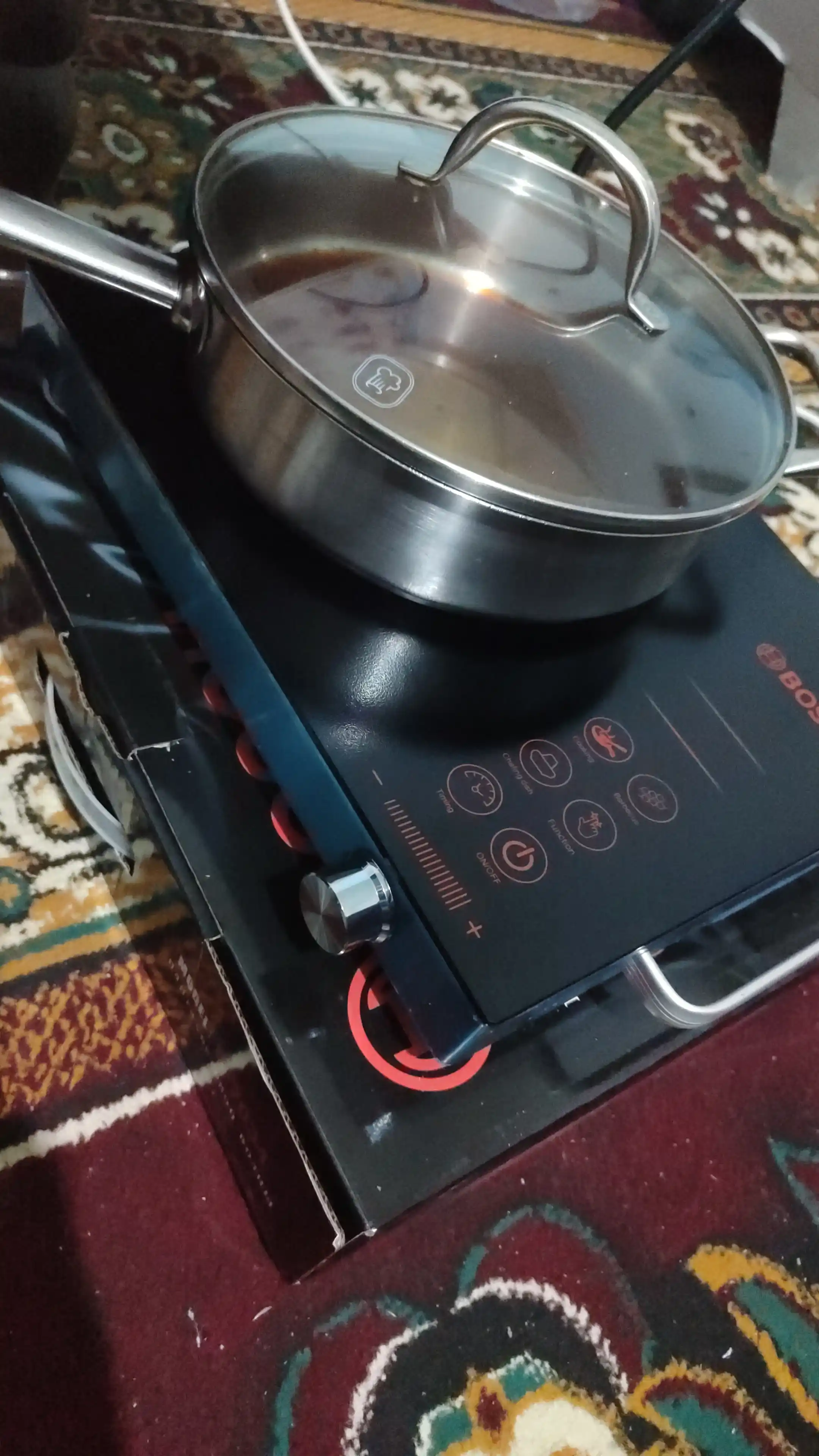 Sensorli elektr plita