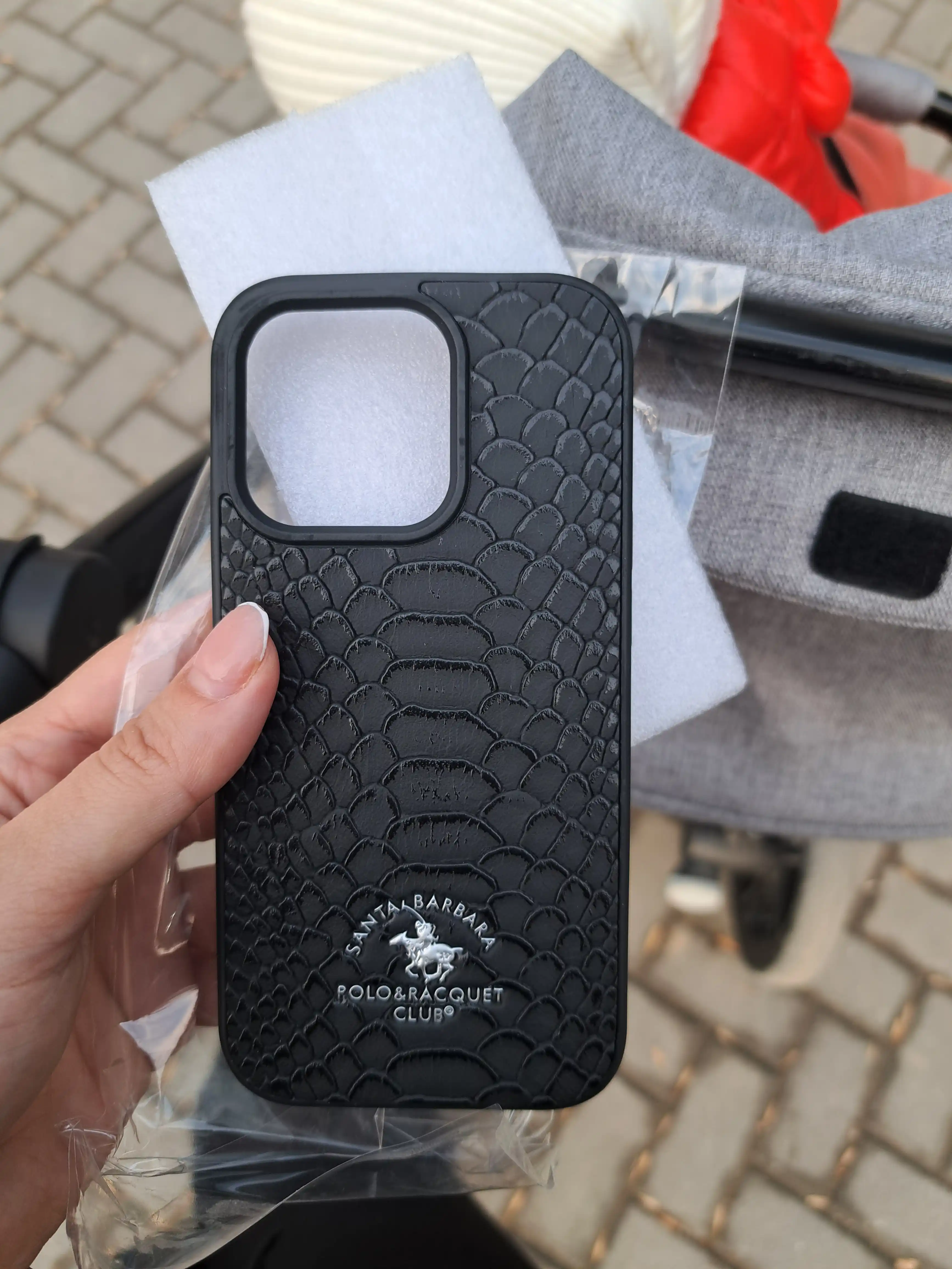 G'ilof Santa Barbara Polo & Racquet, iPhone X, 11, 12, 13, 14, 15, 16 Pro, Pro,Pro Max lar uchun