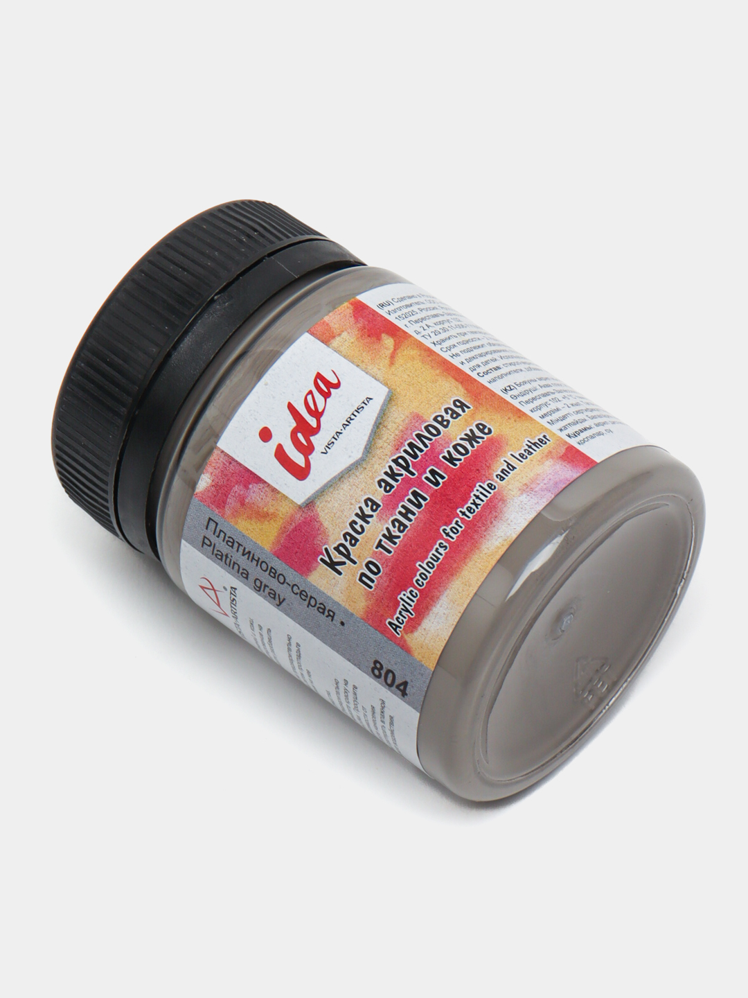 Mato uchun bo'yoqlar va konturlar "VISTA-ARTISTA" g'oyasi ITA-50 50 ml 804 Platinum kulrang