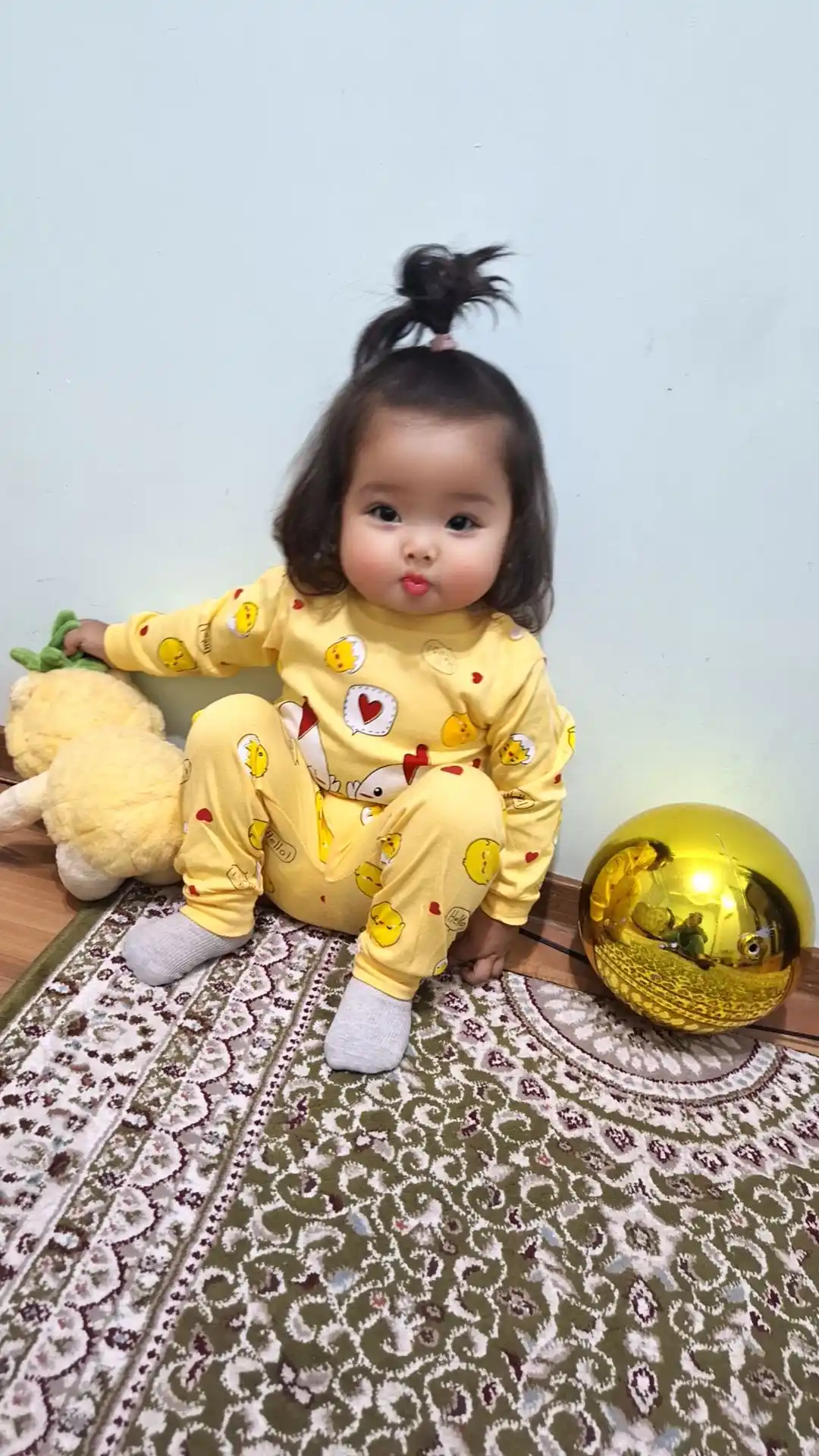 Детская хлопковая пижама для девочек Elankids