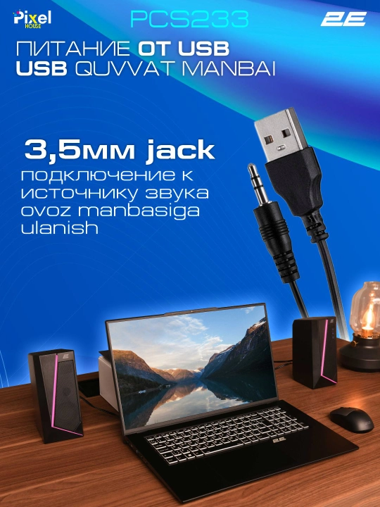 Akustika tizimi 2E PCS201, PCS231, PCS204, PCS233, kolonkalar