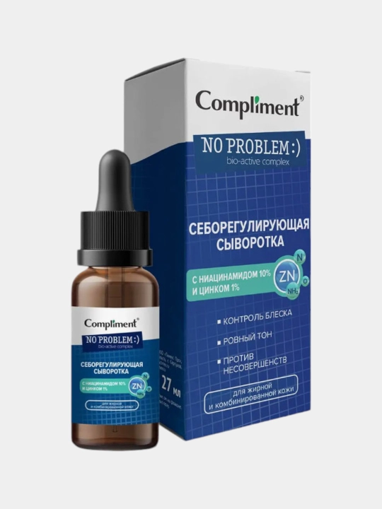 Compliment zardobi Hyaluron, No problem, AHA BHA acid, Hydra, 27 ml