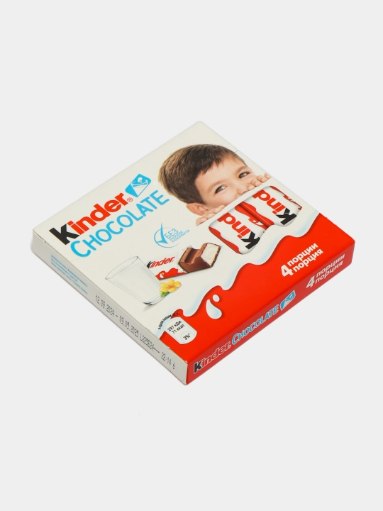 Sut bilan to'ldirilgan shokolad Kinder CHOCOLATE, 50 gr - 