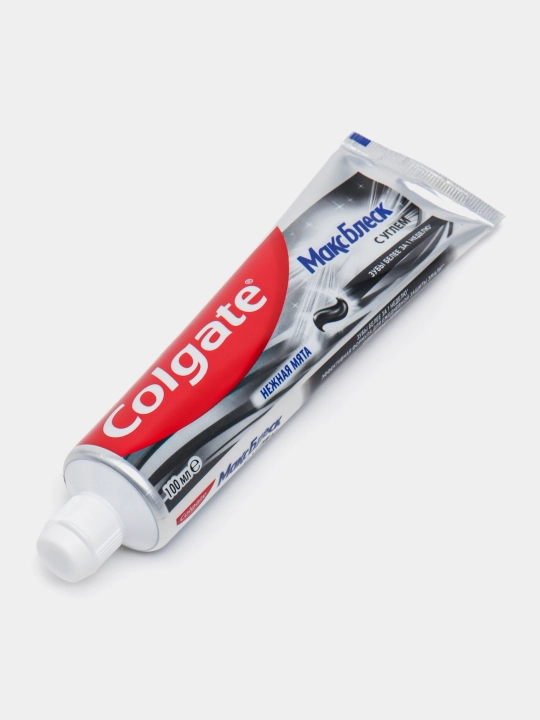 Colgate Maks Blesk ko‘mir va mayin yalpiz ta’mli tish pastasi, 100 ml