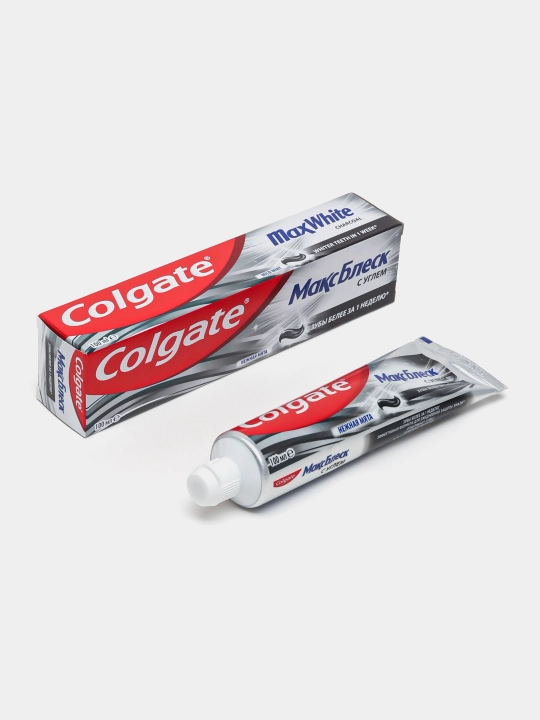 Colgate Maks Blesk ko‘mir va mayin yalpiz ta’mli tish pastasi, 100 ml