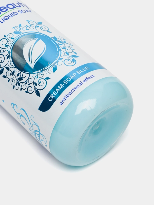 Жидкое мыло Natural Beauty с антибактериальным эффектом, голубое, 300 гр