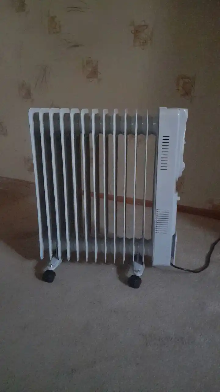 Elektr isitgich Vestel, moyli radiator, qovurg‘ali elektr isitkich, 7/9/11/13/15 qovurg‘a
