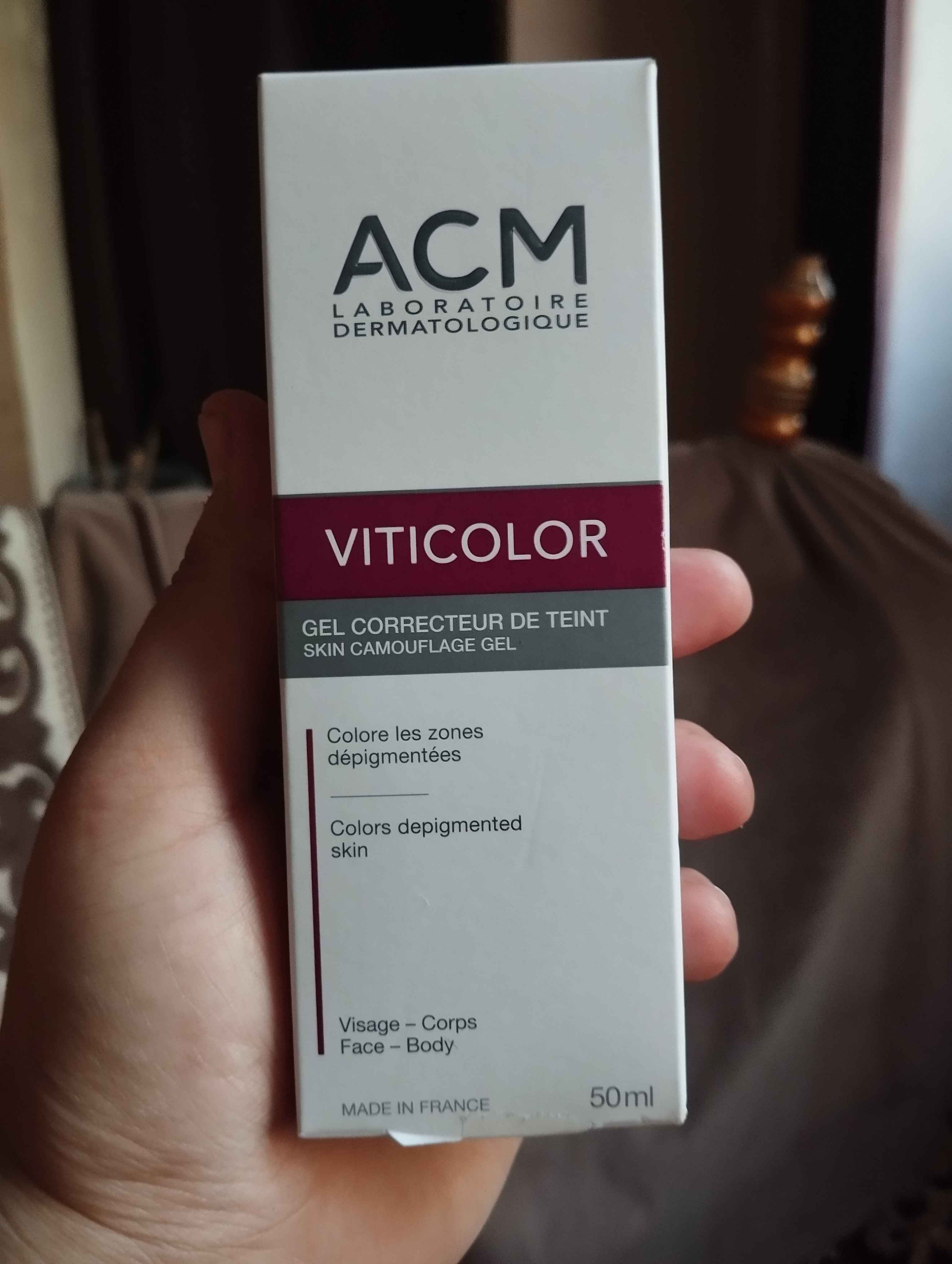 Viticolor gel - vitiligodan oq dog'larni yashirish uchun kamuflyaj viticolor