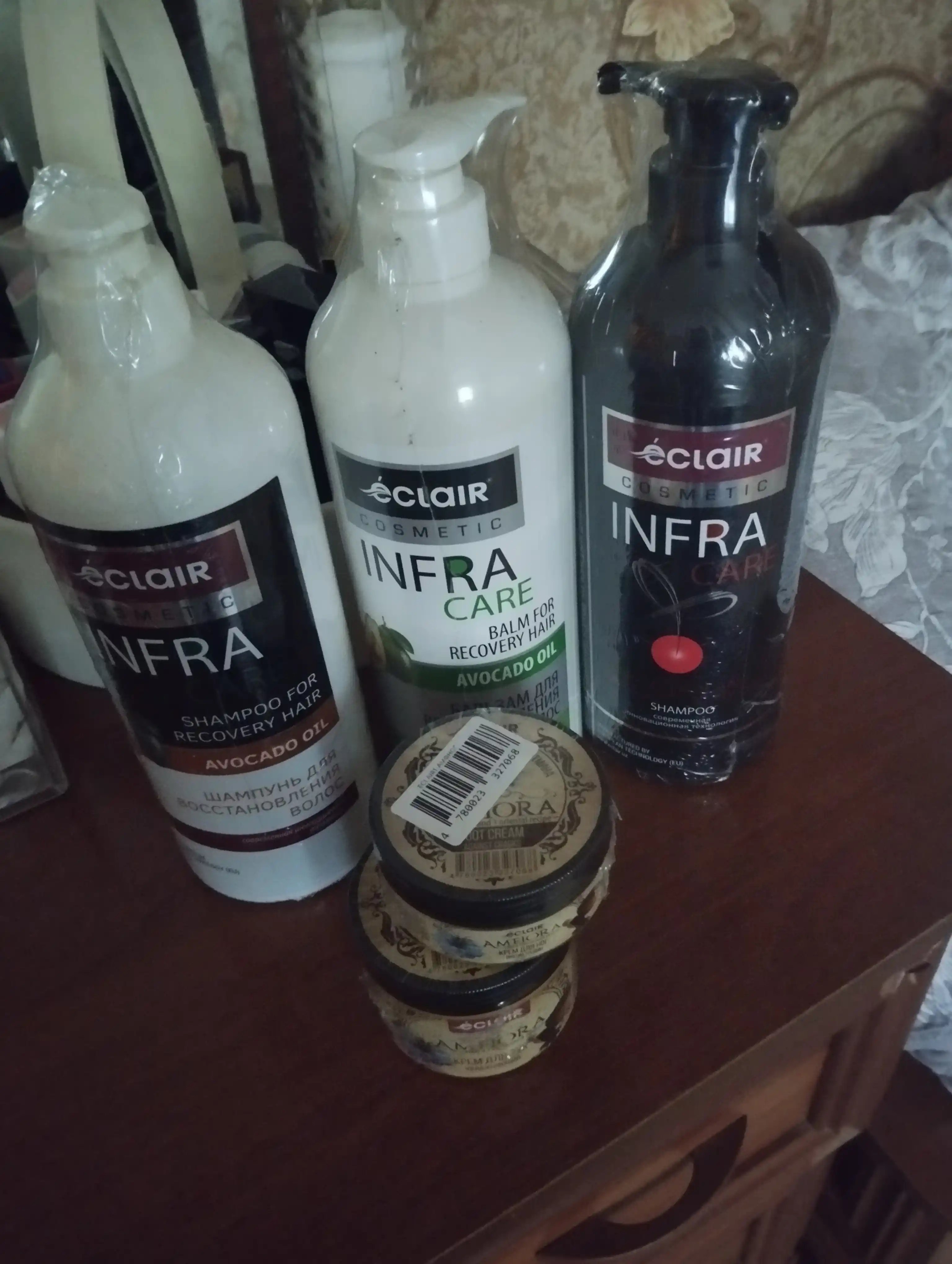 Infrag'amxo'rlik sochni tiklovchi shampun AVOCADO OIL, 900 ml