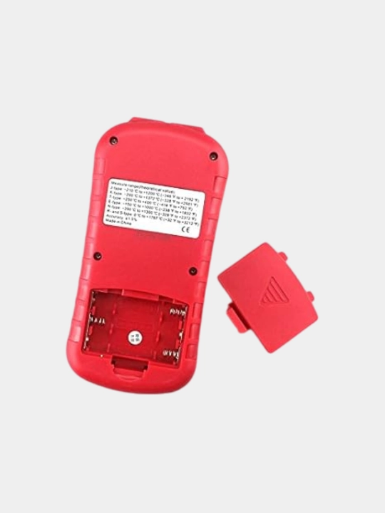 Termometr Ikki kanalli raqamli harorat o'lchagichi GM1312, LCD displeyli