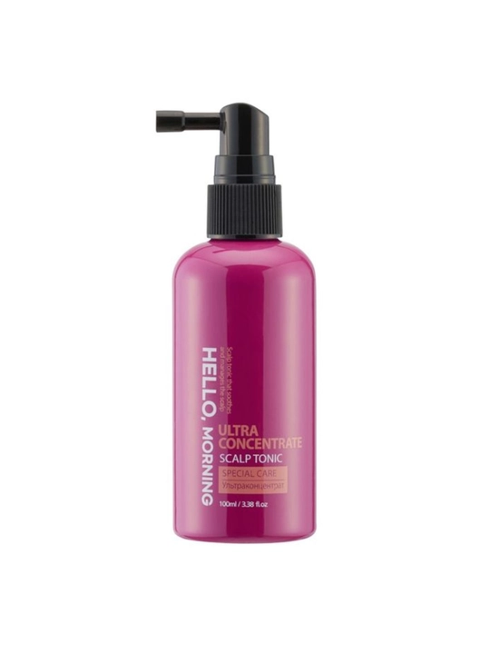 HELLO MORNING HAIR SKIN TONIC bosh terisi va sochlar uchun yuqori konsentratsiyali tonik, 100 ml
