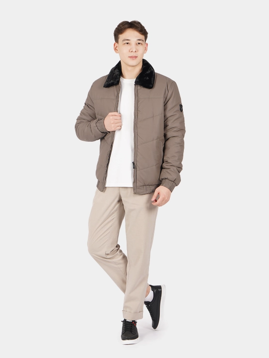 Мужская куртка, с мехом, 5XL, 56, 4XL, 54, 3XL,52, 2XL,50, XL, 48, L, 46