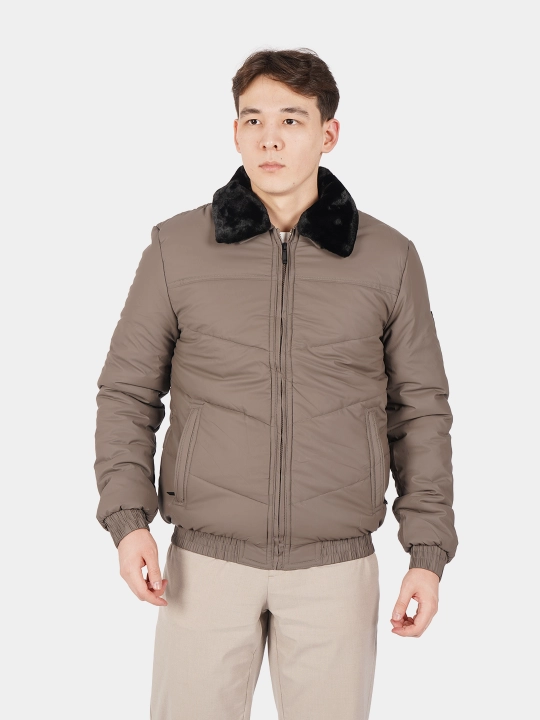 Мужская куртка, с мехом, 5XL, 56, 4XL, 54, 3XL,52, 2XL,50, XL, 48, L, 46 - 