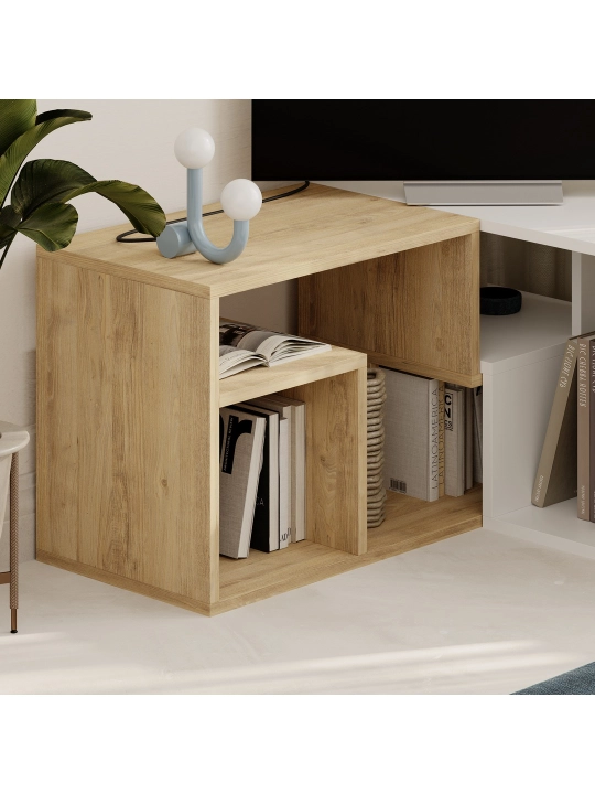 Decortie Glis Угловая ТВ-тумба, многофункциональная, для ТВ до 65 Дюймов - сделано в Турции
