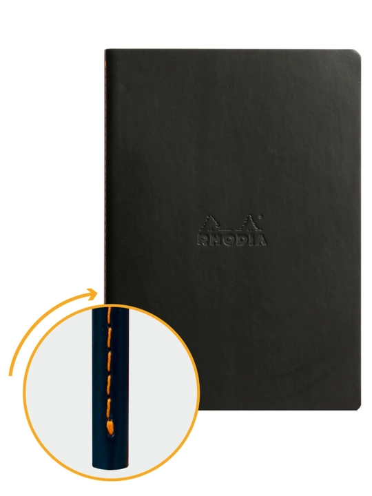 Daftar umumiy, charm muqovali A5, Rhodia Sewn Spine Notebook daftari