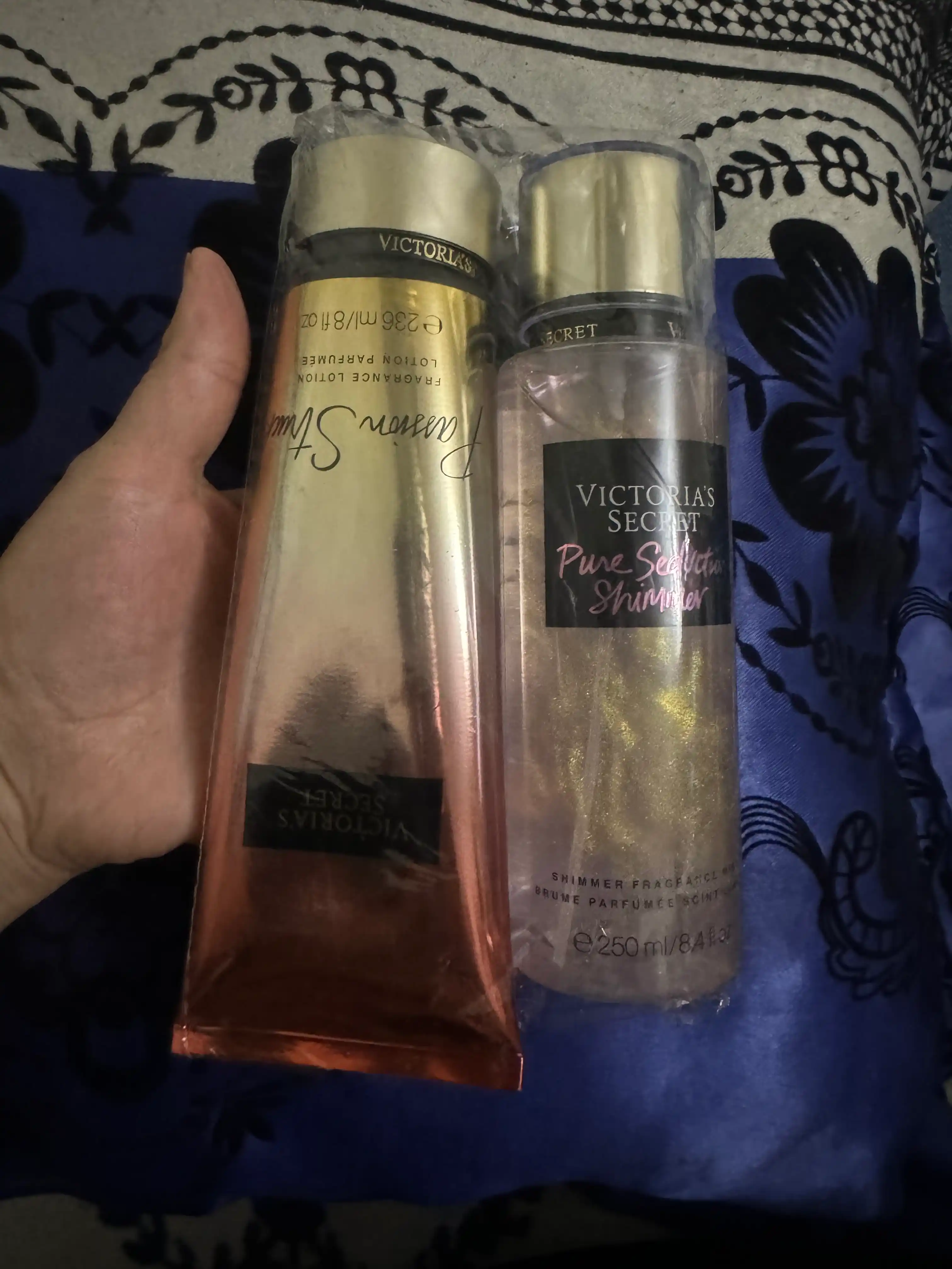 Victoria Secret parfyumeriya to'plami, tana uchun losyon va sprey mist, 236 ml + 250 ml