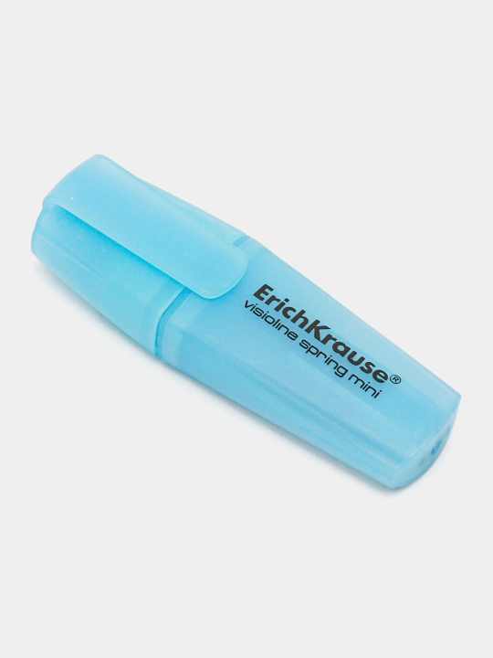 Текстмаркер, ErichKrause Visioline Mini Spring, цвет чернил, голубой, 48793 q0000053390