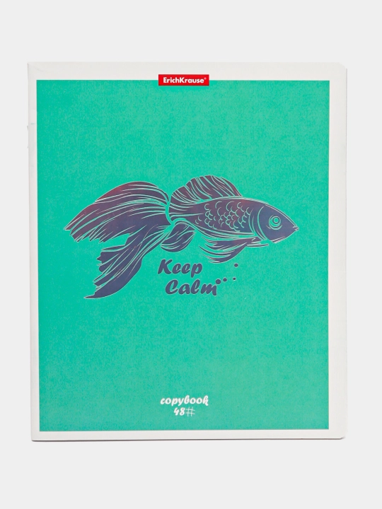 Talaba daftarchasi ErichKrause Fishes, 48 varaq, katak, gologramma 58289 q0000053683