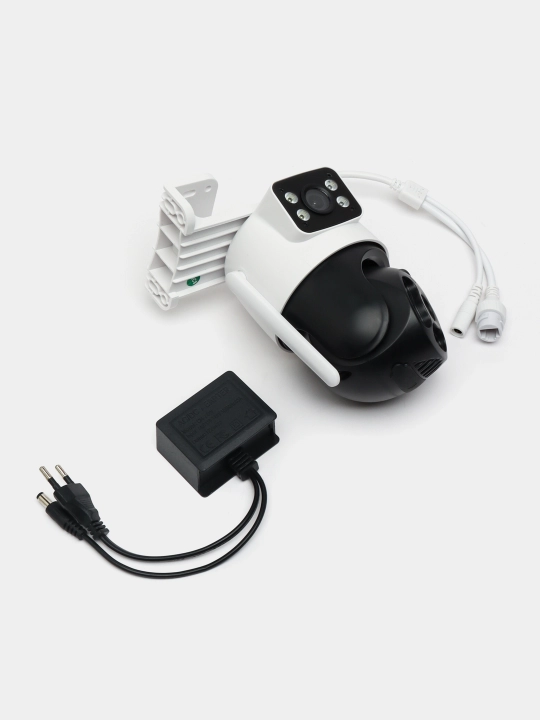 Wifi camera Уличная двойная Wi-Fi камера с датчиком движения и ночной съемкой
