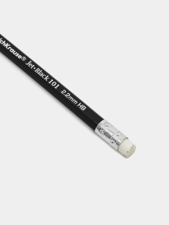 Qora grafitli qalam ErichKrause Jet Black, olti burchakli, HB 45606 q0000053338 - 