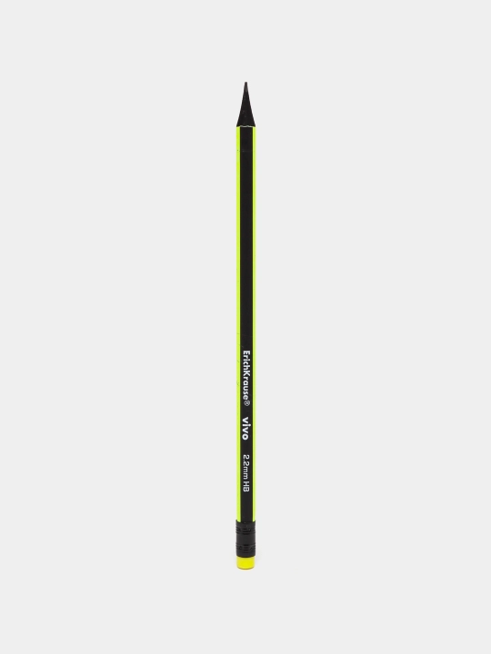 Qora grafitli qalam ErichKrause VIVO, uchburchak, o'chirgich bilan, HB 45623 q0000053347