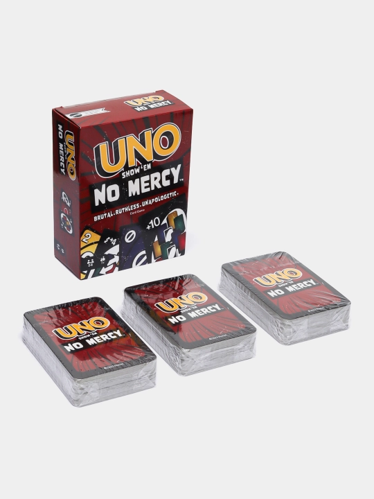 Настольные игры UNO, Skip bo, No mercy, Flip, All wild