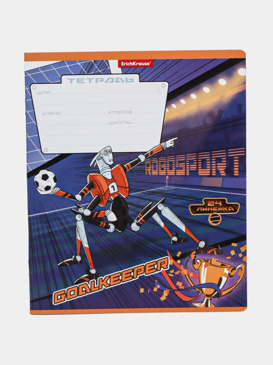 O'quvchilarining daftarlari ErichKrause Robosport, 24 varaq, 58264 birchizig' q0000053682