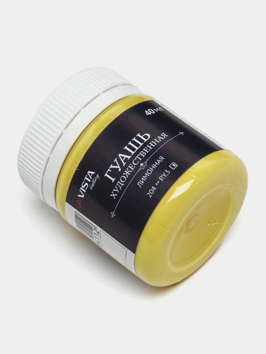 Guash bo'yog'i "VISTA-ARTISTA" "Galereya" VAG-40 40 ml 6 dona 204 Limon