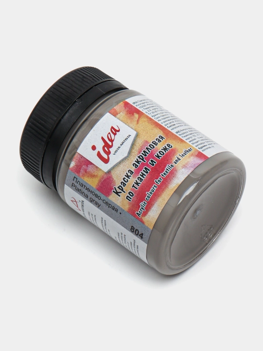 Mato uchun bo'yoqlar va konturlar "VISTA-ARTISTA" g'oyasi ITA-50 50 ml 804 Platinum kulrang
