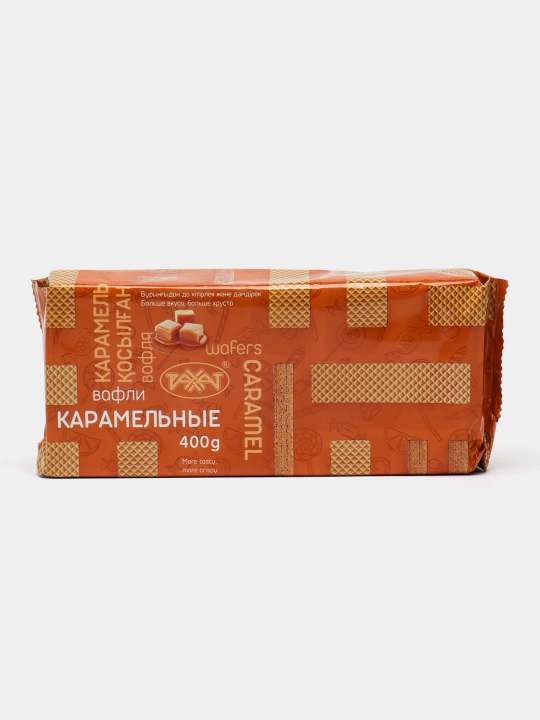 Вафли карамельные Рахат, 400 г - 