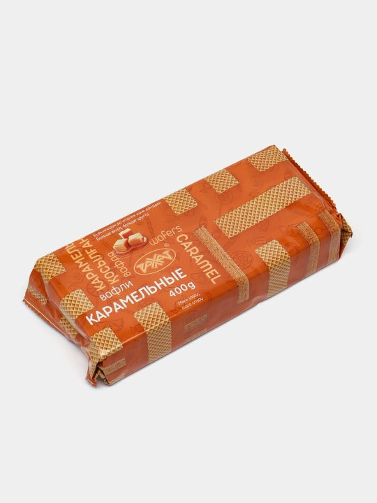 Вафли карамельные Рахат, 400 г