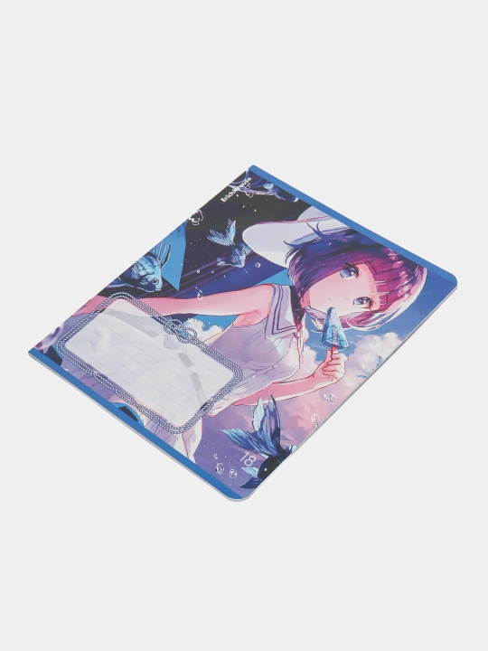 O'quvchilari daftarlari ErichKrause Kawaii Whale, 18 varaq, lineyka 60551 q0000053743 - 