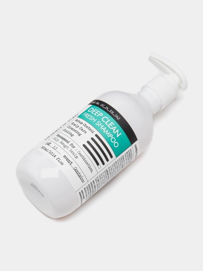 Шампунь против выпадения волос и излишней жирности Derma Factory Deep Clean Fresh Shampoo