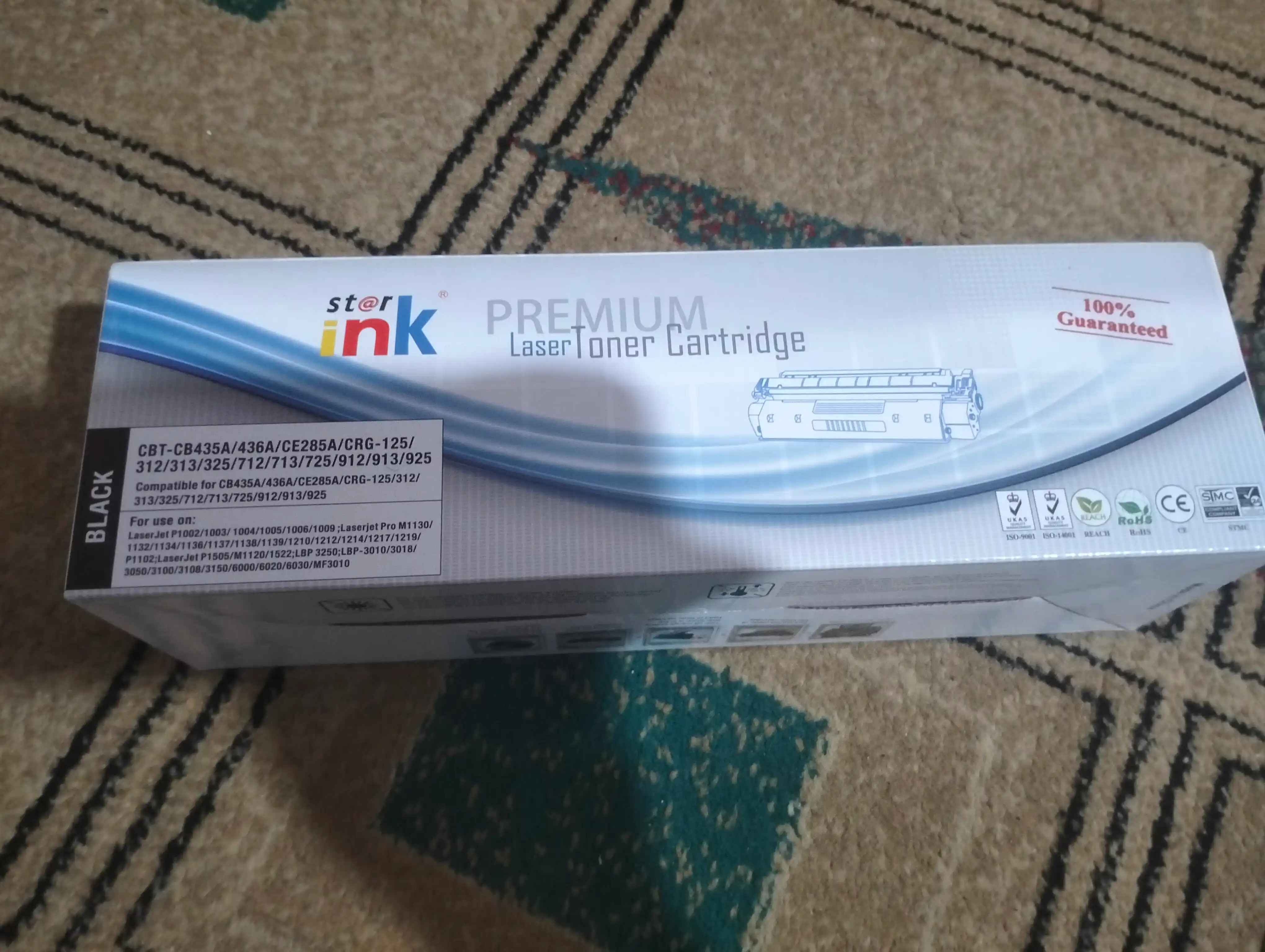 HP P1005, P1505/M1102/M1130, Canon LBP-6000/MF-3010 uchun CBTCB435A/CB436A/285/725 kartrij