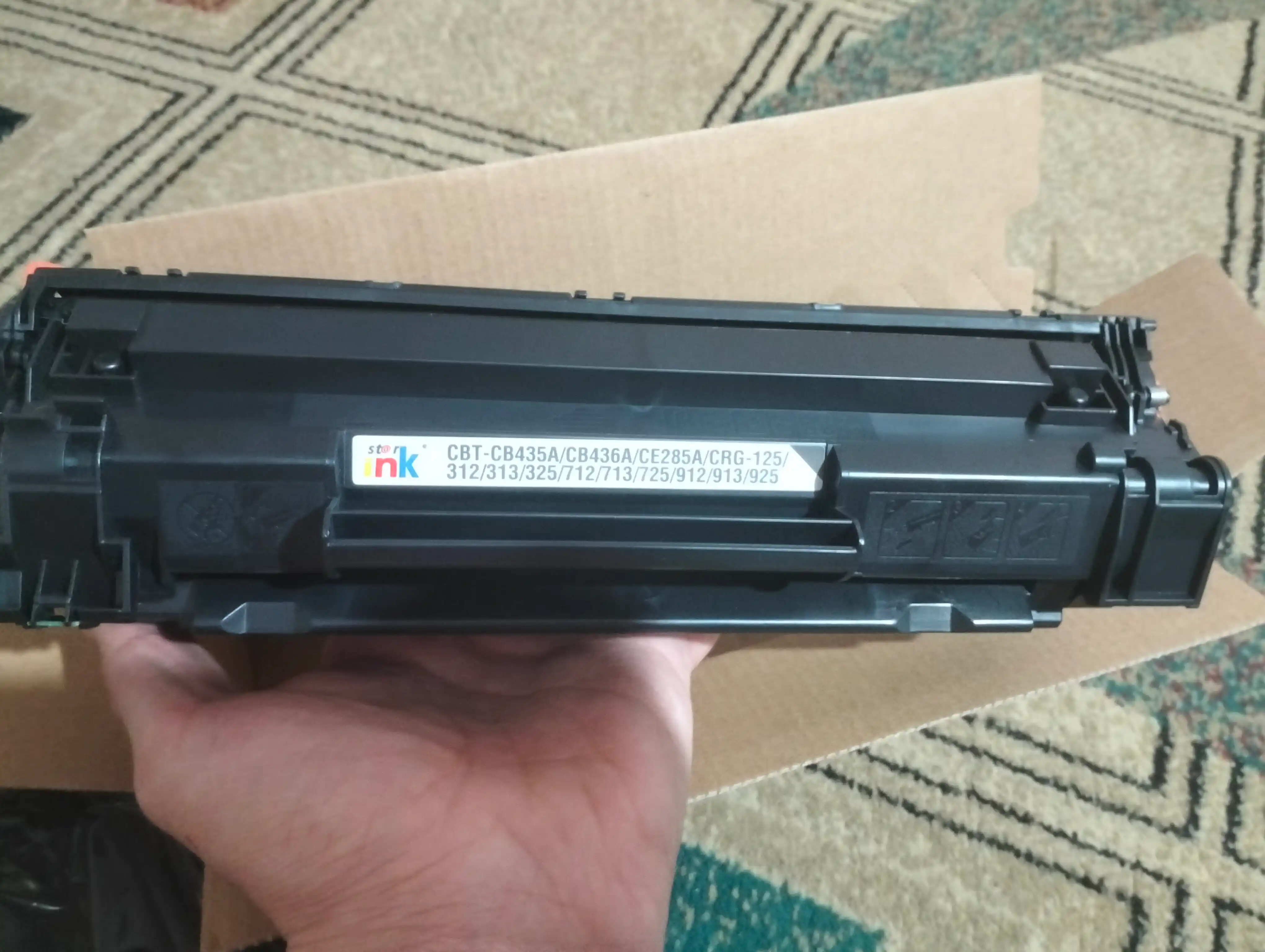 HP P1005, P1505/M1102/M1130, Canon LBP-6000/MF-3010 uchun CBTCB435A/CB436A/285/725 kartrij