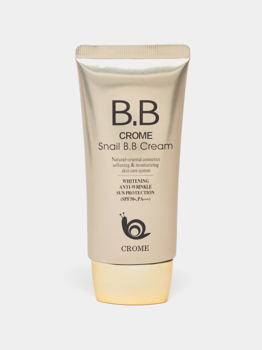 Увлажняющий BB-крем с муцином улитки BERGAMO Magic, CROME Snail BB SPF 50+, 50 мл