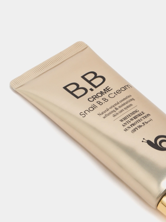 Увлажняющий BB-крем с муцином улитки BERGAMO Magic, CROME Snail BB SPF 50+, 50 мл