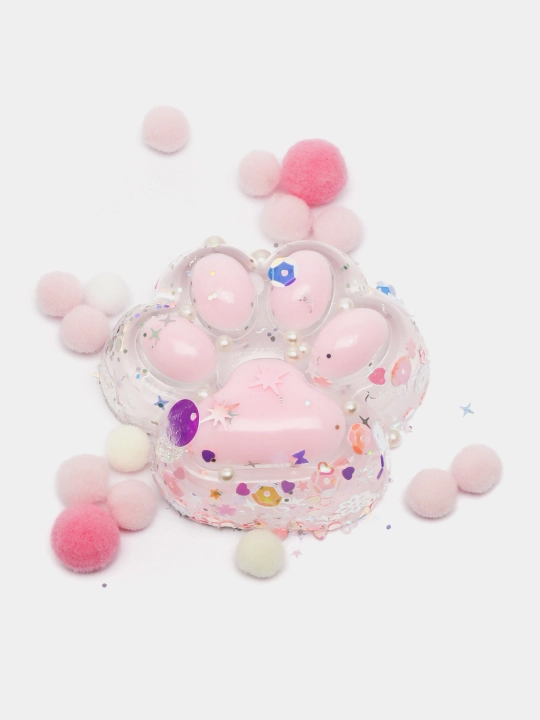 Игрушки сквиш антистресс кошачья лапка, 7 см - 