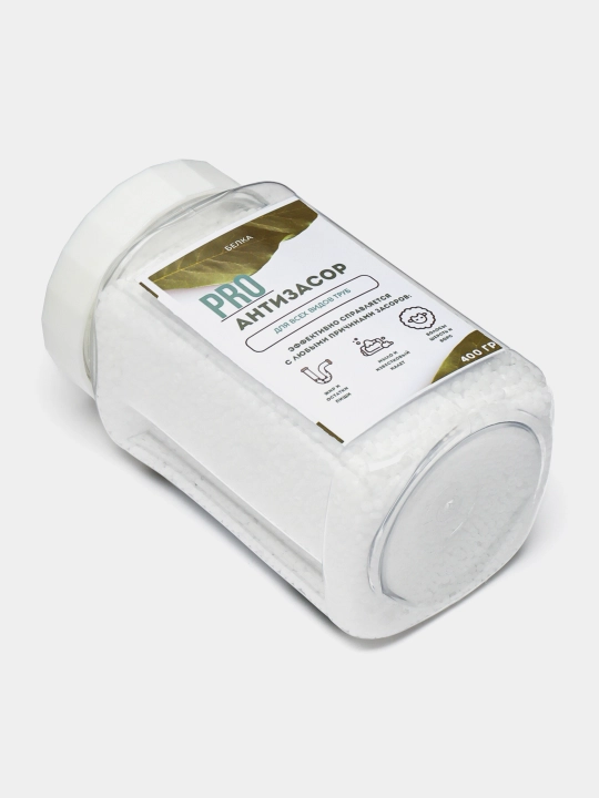 Bion antizazor, 400 - 800 gr, quvurlarni tiqilib qolishdan, yog'dan va shkaladan tozalash