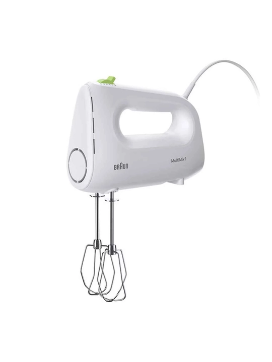Mikser qo‘l Braun HM1100WH 450 Vt turborejim va nasadkalar bilan