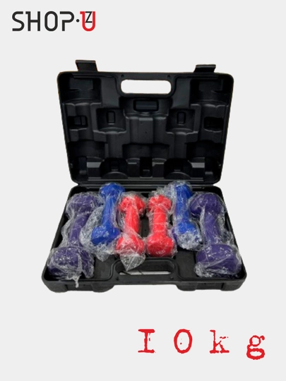 Комплект 6 в 1, штанги и гантели, YORK SP-Sport LN-1312, до 55 кг, хром