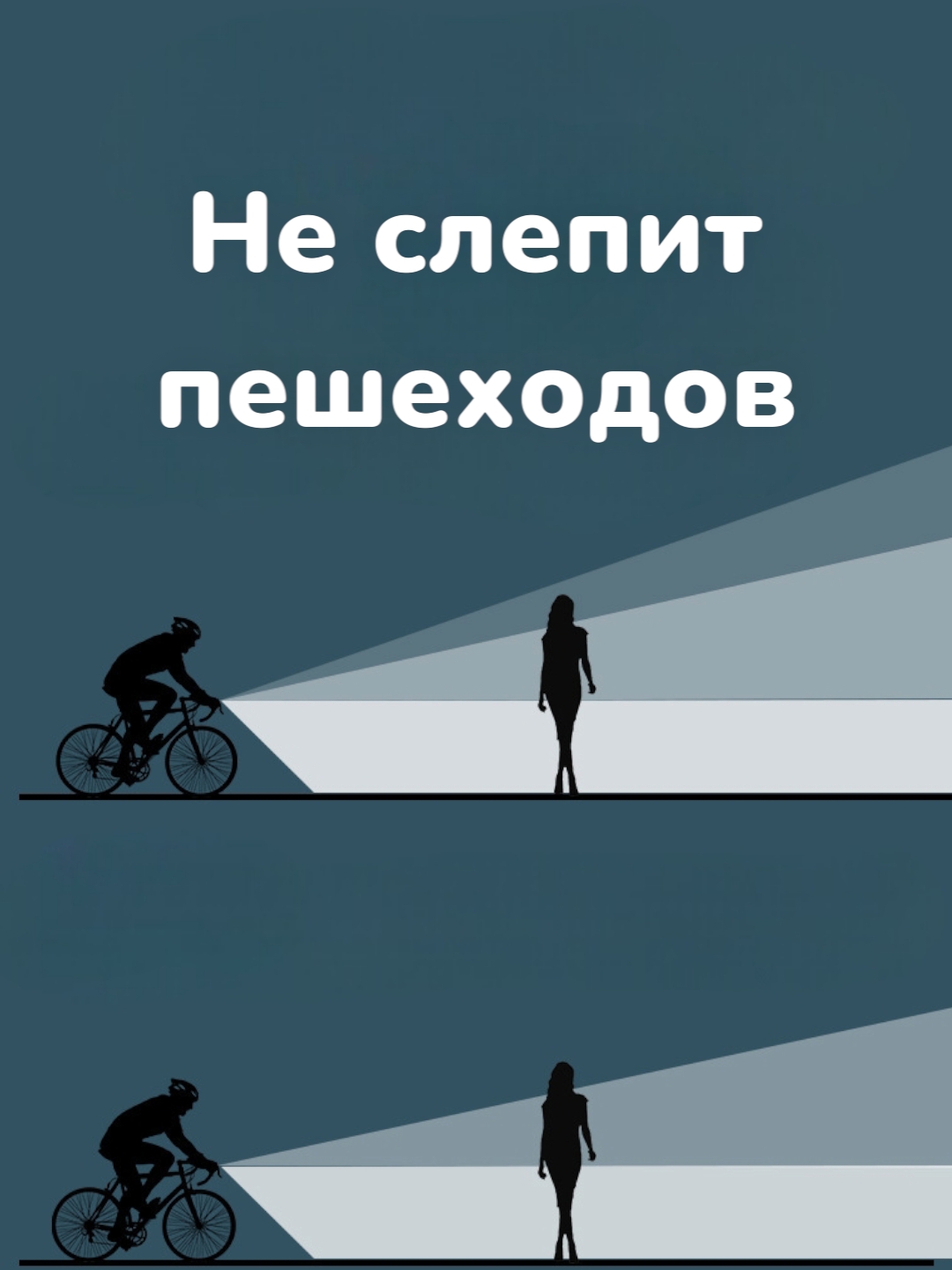 Яркий велофонарь 5 светодиодов, 4000 mAh, 1400 люмен, влагозащита IP6