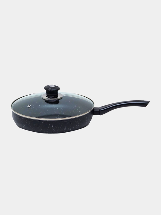 Tova Starlux, shisha qopqoq, granit yopishmaydigan qoplama, 24, 26, 28 sm