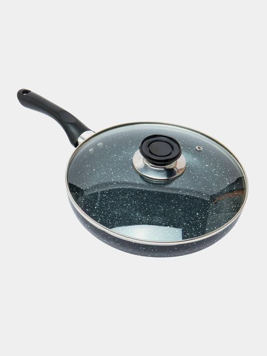 Tova Starlux, shisha qopqoq, granit yopishmaydigan qoplama, 24, 26, 28 sm
